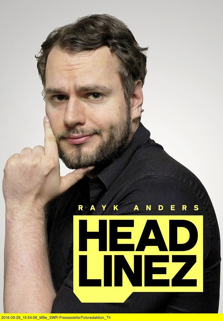 Politischer Kopf: Rayk Anders blickt in „Headlinez" hinter Polit-Schlagzeilen. - © SWR/Rayk Anders