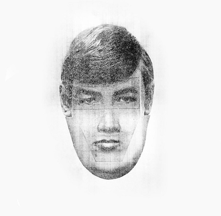 Phantombild: So soll der Täter damals ausgesehen haben. - © Britische Militärpolizei