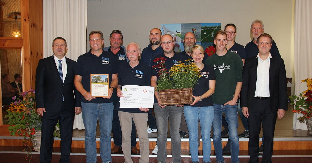 Zukunftsdörfer feiern in Hörste ihre Erfolge Lokale Nachrichten aus