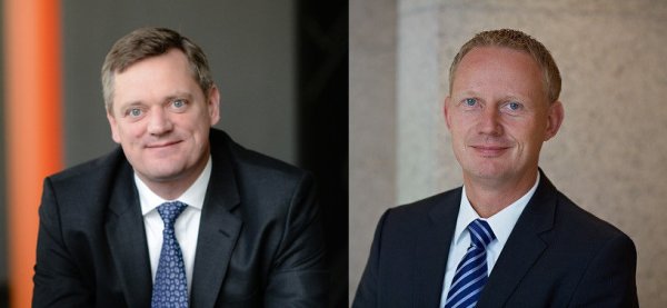 Jörg Timmermann (links) geht und André Sombecki kommt. - © Weidmüller/Benteler - Montage: Wendtland