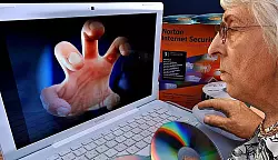 &Auml;ltere Internetnutzer sind oft &uuml;bervorsichtig. - &copy; FOTO: DPA ; GESTALTUNG: STERN