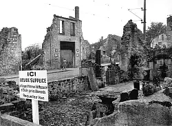 Die Ruinen von Oradour-sur-Glane. - &copy; FOTO: DPA