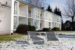 Aus dem Winterschlaf erwacht: Die ehemalige Kurklinik Macherey ist nun Gesundheitszentrum. 