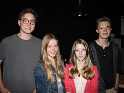 The Summerleaves aus Bielefeld. Ben David Chandra, Riccarda L&uuml;bbeke, Karla Dietz und Jona Hahn (v. l.). - &copy; FOTO: AWO