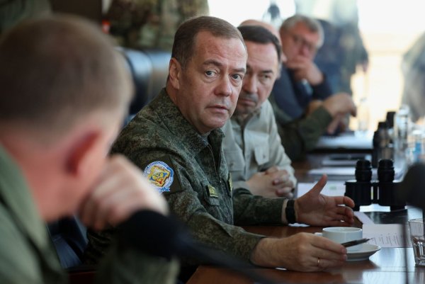 Medwedew wirft der Bundesregierung die Unterdrückung der Opposition in Deutschland vor. (Archivbild) - © Ekaterina Shtukina/Pool Sputnik via AP/dpa