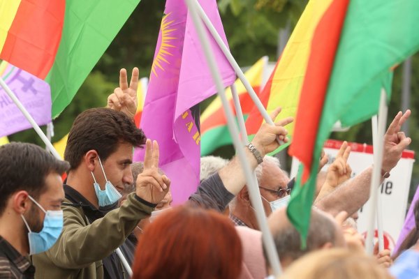 In Köln werden etwa 15.000 Kurden zu einer Demo erwartet. (Archivbild) - © David Young/dpa