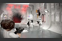 Pew pew! Da greift die Lego-Prinzessin selbst zum Blaster und nimmt den Kampf gegen die Sturmtruppen des Imperiums auf. - © The LEGO Group/STAR WARS & Lucasfilm Ltd. & Warner Bros. Entertainment Inc/dpa-tmn