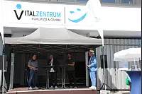 Impressionen vom ”SmileDay" 2023. Zum ersten Mal veranstaltete das Vitalzentrum Kühlmuss & Grabbe eine Art Hausmesse. Schauplatz war die Unternehmenszentrale an der Sylbeckestraße in Detmold. - © Vitalzentrum Kühlmuss & Grabbe