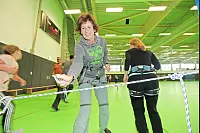 Klettern in der Sporthalle des DBB. - © Vera Gerstendorf-Welle