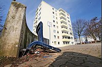 Wird seit Januar genutzt: Die neue Unterkunft für Flüchtlinge in Herberhausen. - © Foto: Gerstendorf-Welle