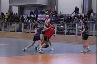 Die Handballerinnen des Hermann-Vöchting-Gymnasiums haben es in die Endrund von "Jugend trainiert für Olympia" geschafft. - © Dominic Behde