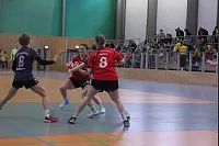 Die Handballerinnen des Hermann-Vöchting-Gymnasiums haben es in die Endrund von "Jugend trainiert für Olympia" geschafft. - © Dominic Behde
