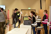 Testlauf am Impfzentrum in der Phoenix-Contact-Halle - © Nicole Ellerbrake