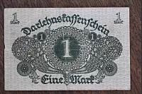 Rückseite eines Darlenskassenscheins von 1920 im Wert von einer Mark. Foto Köhring - © Freya Köhring(LZ)