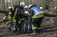 Zur Übung einer großen Katastrophe sind alle lippischen Kräfte gefordert. Foto: Gocke