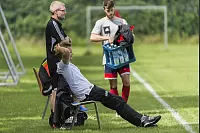 Testspiel zwischen dem Bezirksligisten SC Bad Salzuflen und dem Lemgoer A-Ligisten SG H&ouml;rstmar-Lieme. Die Kurst&auml;dter behielten mit 2:1 die Oberhand. - &copy; Egon Penner