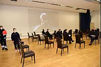 Testlauf am Impfzentrum in der Phoenix-Contact-Halle - © Nicole Ellerbrake