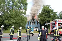 Feuer bei "Planen und Bauen" - © Till Brand