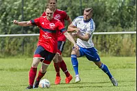 Testspiel zwischen dem Bezirksligisten SC Bad Salzuflen und dem Lemgoer A-Ligisten SG H&ouml;rstmar-Lieme. Die Kurst&auml;dter behielten mit 2:1 die Oberhand. - &copy; Egon Penner