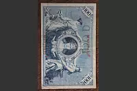 Rückseite einer Reichsbanknote im Wert von einhundert Mark von 1908. - © Foto: Köhring