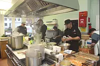 Die Kochprofis von RTL 2 waren zu Gast im Klosterkrug Falkenhagen. - &copy; Marianne Schwarzer