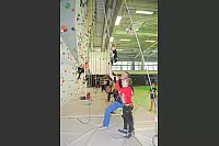 Klettern in der Sporthalle des DBB. - © Vera Gerstendorf-Welle