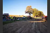 Feuerwehr-Großübung in Kükenbruch - © Löschgruppe Silixen/Feuerwehr Extertal