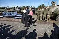 Deutsch-Britisches Ministertreffen - Ursula von der Leyen in Augustdorf - © Bernhard Preuß