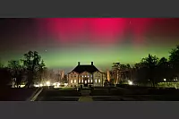 Polarlichter &uuml;ber Schieder, fotografiert von Anne Schmidt. - &copy; Anne Schmidt