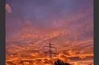 Winterhimmel über Lippe - © Kirsten Fuhrmann