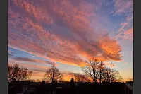 Winterhimmel über Lippe - © Kirsten Fuhrmann