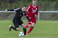 Im Lipperderby muss der RSV Barntrup eine bittere 0:1-Heimniederlage vor rund 200 Zuschauern gegen den Blomberger SV einstecken. - © Egon Penner
