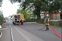 Feuerwehrübung in Ahmsen - © Daniel Hobein(LZ)