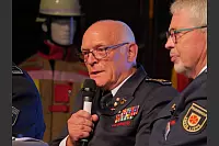 150 Jahre Lippischer Feuerwehrverband: Karl-Heinz Brakemeier (links) und Manfred Behrens - © Thomas Krügler
