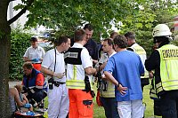 20 Menschen wurden in einem Sechs-Familienhaus verletzt. - © FOTO: A. EICKHOFF
