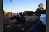 Feuerwehr-Großübung in Kükenbruch - © Löschgruppe Silixen/Feuerwehr Extertal