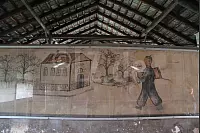 Wandzeichnung im Kinderblock des Vernichtungslagers Birkenau - © Silke Buhrmester(LZ)