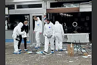 Explosion in einem Barbershop an der Otto-Brenner-Straße. - © Paul Brinkmann