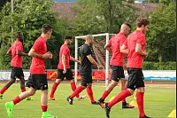 Trainingsauftakt der SpVgg Bad Pyrmont, dem neuen Klub von David Odonkor. Der 33-Jährige unterzeichnete beim niedersächsischen Landesligisten einen Zweijahresvertrag bis 2019. - © Niklas Böhmer