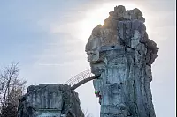 Externsteine Kletterarbeiten - © Torben Gocke