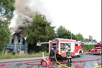 Feuer bei "Planen und Bauen" - © Till Brand