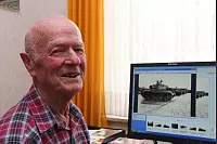 Hans-Werner Burmester: Einer der ersten Soldaten in Augustdorf. - © Thorsten Engelhardt
