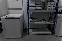 So sieht es im Impfzentrum Lippe aus. - © Jannik Stodiek