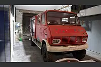 Vorher: So sah der Oldtimer-Feuerwehrwagen aus, bevor ihn das Paar aus dem Kreis Minden-Lübbecke gekauft hatte. - © Archivbild: Dirk Röhr