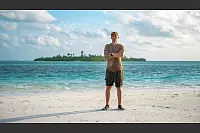 Um auf eine andere Insel zu gelangen, musste Alexander Maksimov zwischen 500 und 1.000 Metern schwimmen. - &copy; Alexander Maksimov