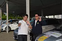 WAVE-TROPHY 2016 - Größte E-Automobilrallye tankt in Dörentrup auf.
Weltrekord mit den meisten zeitgleich aufgeladenen Elektrofahrzeugen mit erneuerbaren Energien geschafft. Viele verschiedene E-Fahrzeuge wurden präsentiert. - © Tanja Watermann