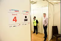 Testlauf am Impfzentrum in der Phoenix-Contact-Halle - © Nicole Ellerbrake
