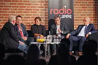 (von links) Dirk Baldus, Dr. Axel Lehmann, Janet König, Markus Knoblich und Heinz Reker. - © Bernhard Preuss