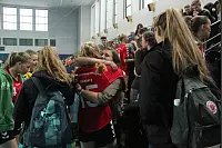Die Handballerinnen des Hermann-Vöchting-Gymnasiums haben es in die Endrund von "Jugend trainiert für Olympia" geschafft. - © Dominic Behde
