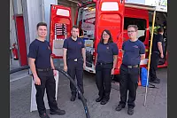Der Lippische Feuerwehrverband feiert sein 150-jähriges Bestehen mit einem Familientag am Feuerwehrausbildungszentrum Brake mit dem ABS-Zug Nord-West aus Leopoldshöhe. - © Thomas Krügler